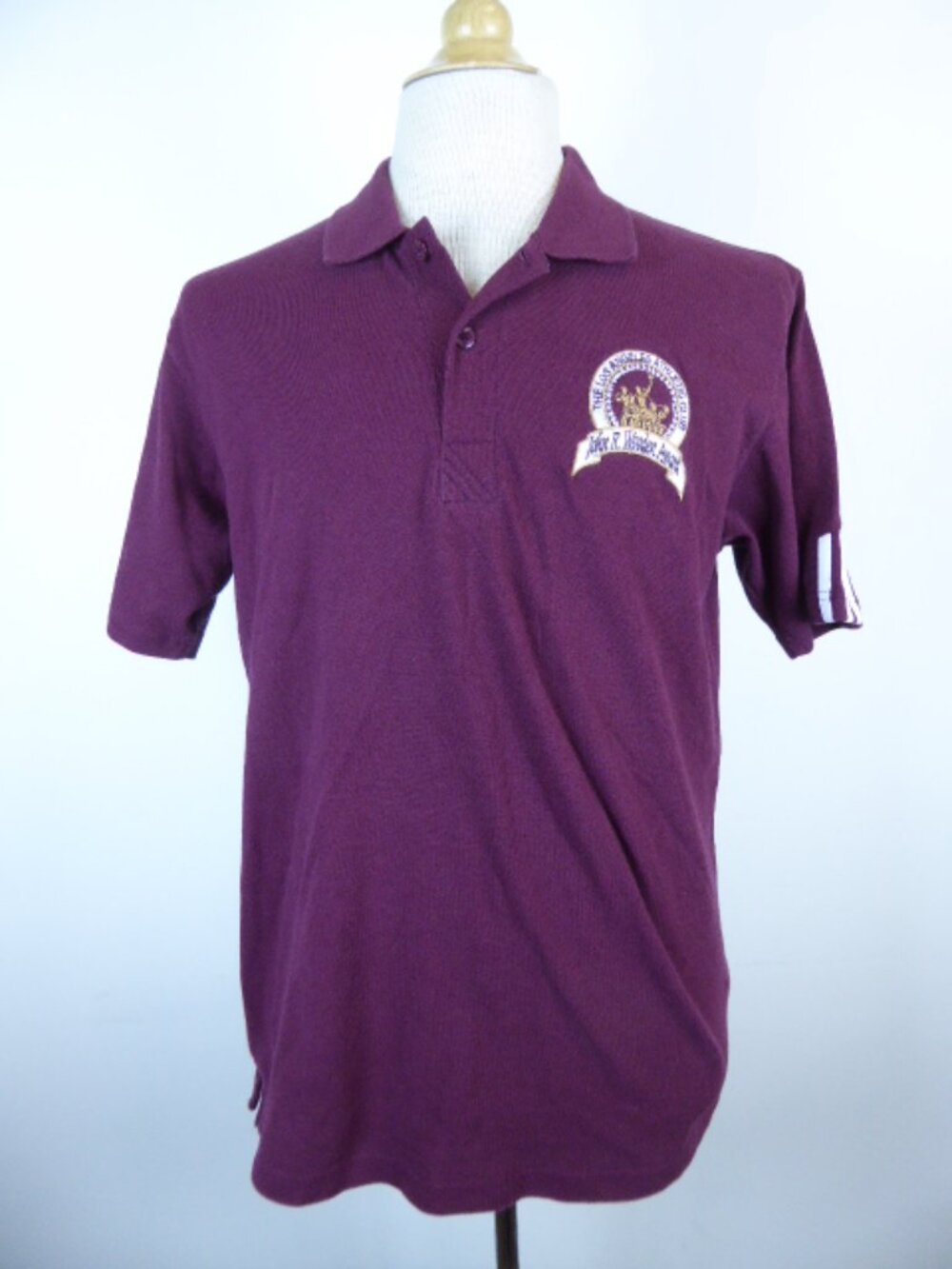Adidas John Wooden UCLA BASKETBALL Award  polo SHIRT LA Athletic Club M LAAC